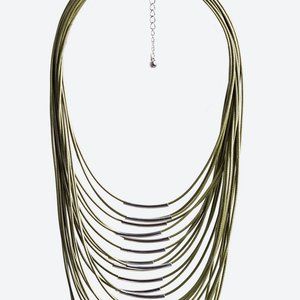 Bancroft Lenox Corded Layering Necklace, Green